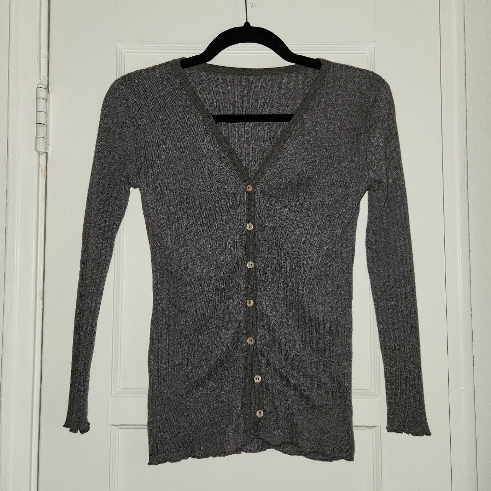 Ribbed Cardigan